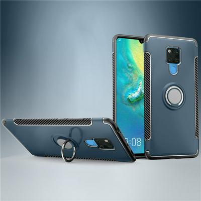 Invisible Ring Bracket Armor Drop-proof Shockproof Car Magnetic Suction Hard PC Back Cover Phone Case for HUAWEI Mate 20 X