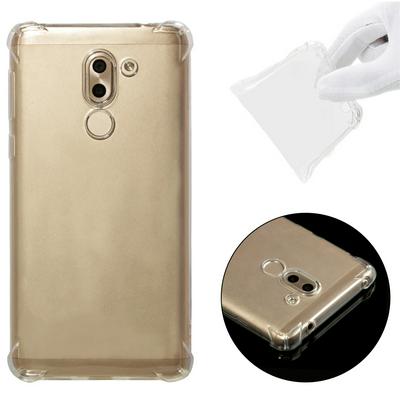 Shockproof Anti-Scratch Transparent Soft TPU Back Cover Protective Case for Huawei Mate 9 Lite / Honor 6x (2016) / GR5 (2017)