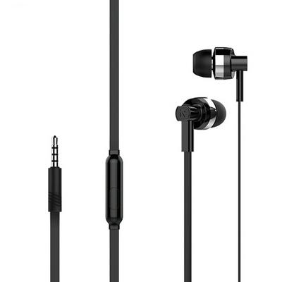 Langsdom MJ61 Wired In-ear Earphone Plastic Headset with Microphone for All Mobile Phones