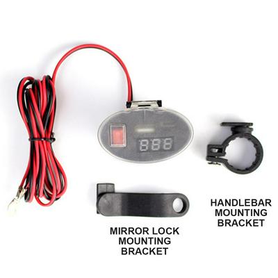 Motorcycle Mobile Phone 3.1A PD Waterproof Fast Charge Adapter 12V 24V Car USB Charger