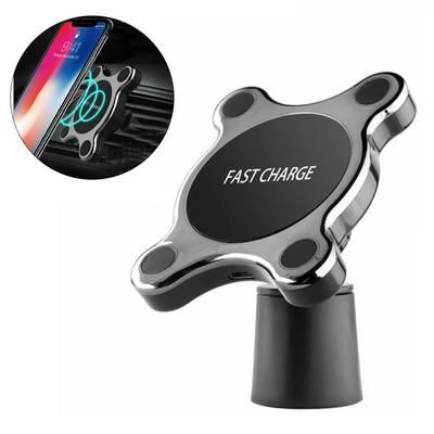 Magnetic Car Vent Phone Holder Charger 10W QI Wireless Charger for iPhone, Samsung, and More