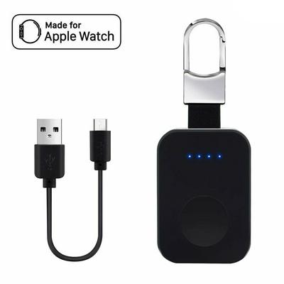 Wireless Charger for Apple Watch, Compact 950mAh Power Bank with Key Ring