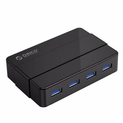 ORICO H4928-U3 4 Port USB3.0 Hub  Power Adapter VIA Controller 3.3Ft Laptop Desktop Peripherals USB