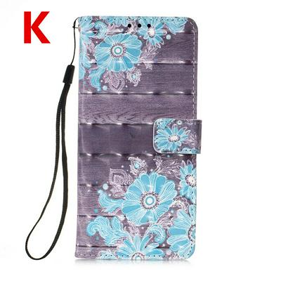Color Painted Side Flip Scratch Resistant PU Leather Wallet Phone Case with Stand and Lanyard for HUAWEI nova 7 SE