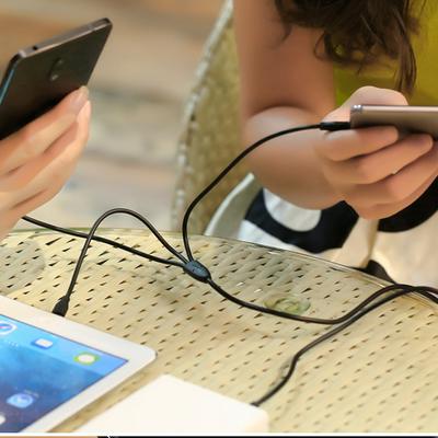 REMAX RC-109th Suda 3 in 1 Type-C + 8 Pin + Micro USB Ports 1m 2.4A Fast Charging Date Charging Cable for Smart Phones with Type-C 8 Pin Micro Interfaces