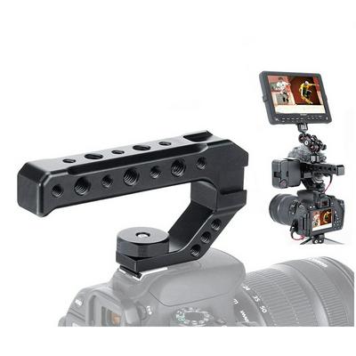 UURig R005 Universal Camera Three-head Hot Shoe Upper Handle External Expansion Accessories Camera Stabilizers