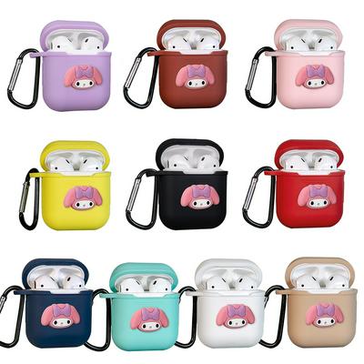 Cartoon Melody Airpods Case Keychain AirPod Earbud Charging Bluetooth Earphone Protective Cover Case 