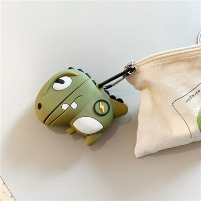 Dinosaur Airpods Case Keychain AirPod Earbud Charging Bluetooth Earphone Protective Hard Cover Case 