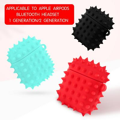 Hedgehog Airpods Case Keychain AirPod Earbud Charging Bluetooth Earphone Protective Hard Cover Case   