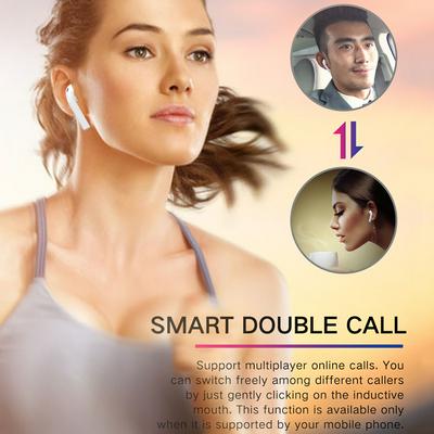 Wireless Earbuds Remax LK-TE8 TWS Bluetooth Earphone Mini Sport Earphones Compatible Samsung Huawei Android Phone With the Color White