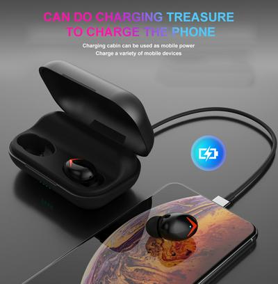 New Charging Compartment In-ear Bilateral Stereo 5.0 Wireless Bluetooth Headset