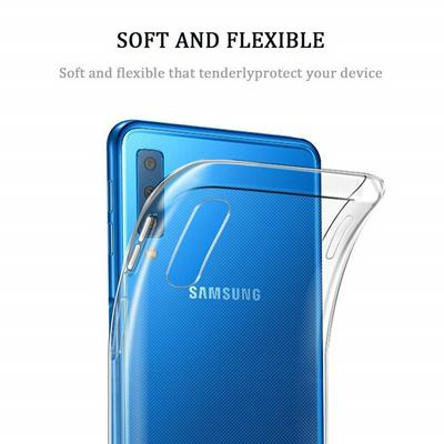 Ultra Thin Four-Sided Parcel Protection Anti-Scratch Transparent Soft TPU Back Cover Protective Case for Samsung Galaxy A9 (2018)