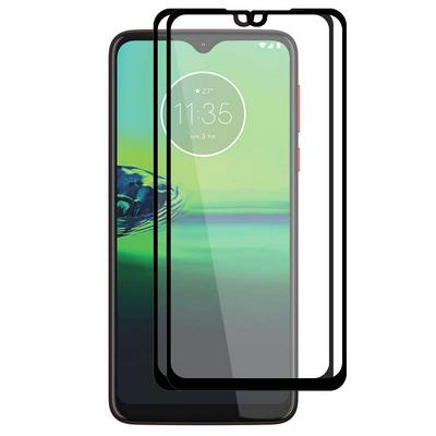 2pcs Straw Hat Prince Full Glue 0.26mm 9H 2.5D Full Screen Tempered Glass Screen Protector for Motorola Moto One Marco / Moto G8 Play