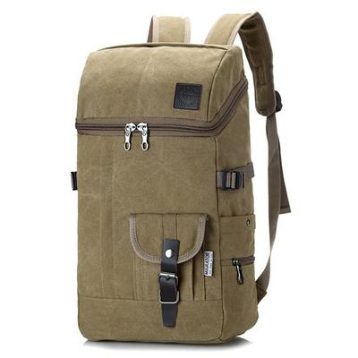 Large Capacity Retro Canvas Backpack for Travel Camping Climbing Hiking