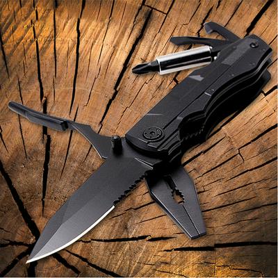 Folding Pliers Multi-function Knife Outdoor 5-in-1 Pocket Stainless Camping Outdoor Survive Multi-functional Pliers Opener Knife  