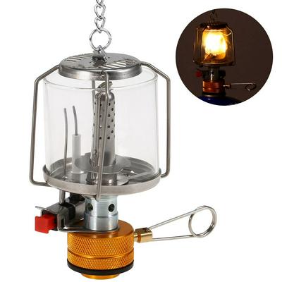 Mini Gas Lamp Outdoor Camping Lantern Tent Lamp Torch Hanging Glass Lamp Mini Camping  Portable Gas Light Camping Equipment