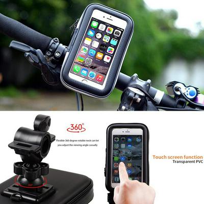 Bike Phone Bag Waterproof Touch Screen Pouch Universal Handlebar Holder 