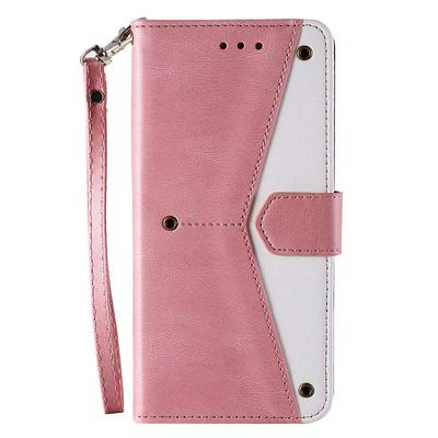 Skin Feel Calf Pattern Stitching Shockproof PU Leather + Soft TPU Wallet Phone Case for HUAWEI P30 Lite