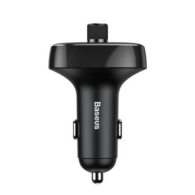 S-09 Baseus Car MP3 Player Bluetooth Receiver Hands-free Car Cigarette Lighter 3.4A Car Charger TF Card Supporting Music Call Available 