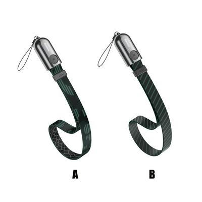 35cm Lanyard Cable Fabric-braided Charging Cable, 2.4A Fast Charge for iPhone