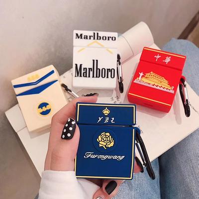 Soft Cover for AirPods Charging Case, Cigarette Box Case with Matching Keyring