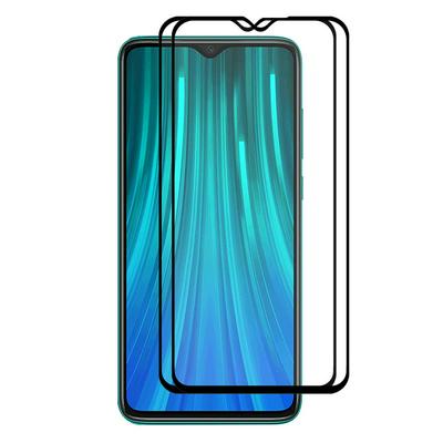 2PCS 0.26 mm Thick Full Glue Screen Protector Anti-Fingerprints Anti-Scratch 2.5D Tempered Film for Xiaomi Redmi Note 8 Pro