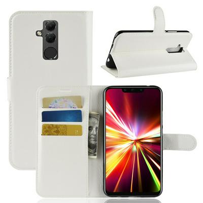 Litchi Pattern Wallet Stand Card Holder Slots PU Leather + TPU Protective Cover Case for Huawei Mate 20 Lite / Maimang 7 Cases