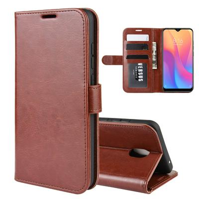 R64 Pattern Single Fold Edge Side Flip Shockproof PU Leather + Soft TPU Card Slots with Picture Frame and Stand Wallet Protective Case for Xiaomi Redmi 8A