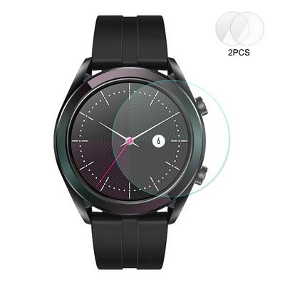 2pcs Tempered Glass Screen Protector for HUAWEI Watch GT, 2.5D 9H Scratch-resistant Responsive Screen Film
