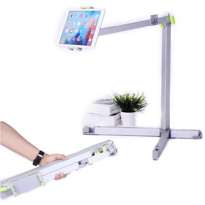 Universal Adjustable Tablet Tripod Floor Stand Tablet Folding Support Bracket Foldable Tablets Pad For Ipad