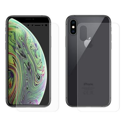 Enkay Hat-Prince Full-screen 3D Soft Hydrogel Front Screen Film + Back Cover Protector for iPhone X / XS