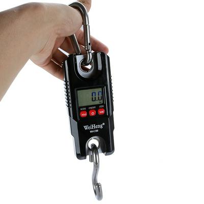 WH-C300 Mini Portable Crane Scale 300kg 0.1kg LCD Display Electronic Hook Digital Hanging Scale with White Backlight