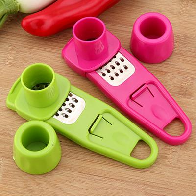 Multi-Functional Manual Stainless Steel Ginger Garlic Presses Grater Planer Slicer Mini Cutter Kitchen Cooking Gadgets Tools Utensils Accessories