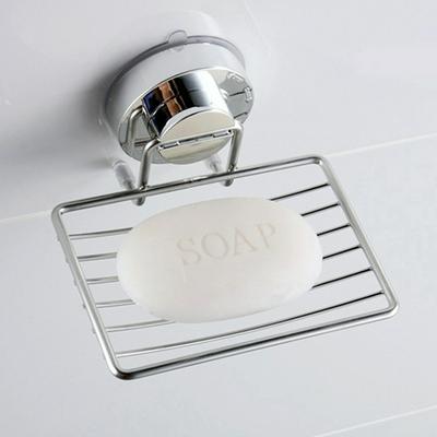Suction Cup Soap Dish Holder Sponge Holder forBathroom and Kitchen Sink 