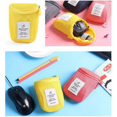 Creative Portable Digital Gadget Devices USB Cable Earphone Pen Travel System Kit Shockproof Liner Storage Bag 