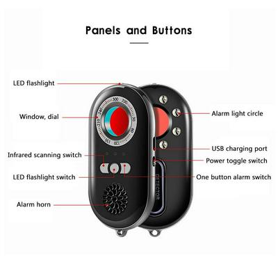 Anti-spy Detector RF Signal Detector, K 98 Tracking Device for Finding Hidden Camera