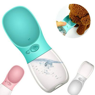 Pet Dog Cat Water Bottle Travel Cups Outdoor Feeder Water Drinking Bowl 350/550 ML  