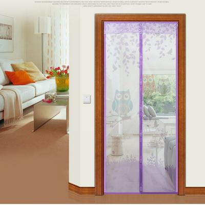 90 * 210cm Magnetic Mesh Screen Door Anti Flies Insect Bug Mosquito Netting Curtains 