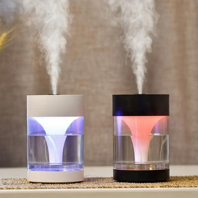 450ml Desktop Humidifier, USB Fine Mist Air Purifier with LED Effect