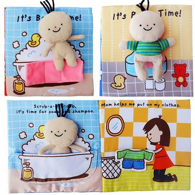 Creative Baby Early Education Cloth Book Toys for Infants (0-3 years old)