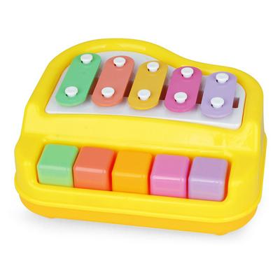 5 Keys Type Multi-Color Baby Musical Instrument Hand Knock Piano Xylophon Early Educational Music Toy for Children Gift
