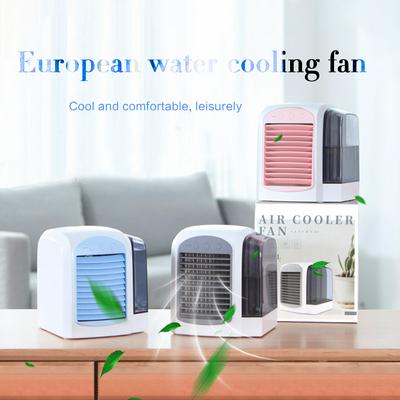 WT-F10 Water Cooling Small Air Conditioning Humidifying Air Cooler European Household Air Cooling Fan Rechargeable Adjustable Home Office Desktop Fan  
