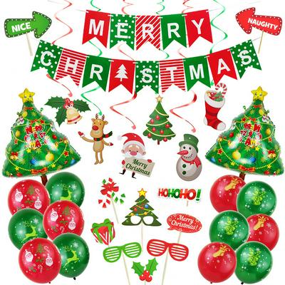 Christmas Hotel Decoration Aluminum Balloon Package
