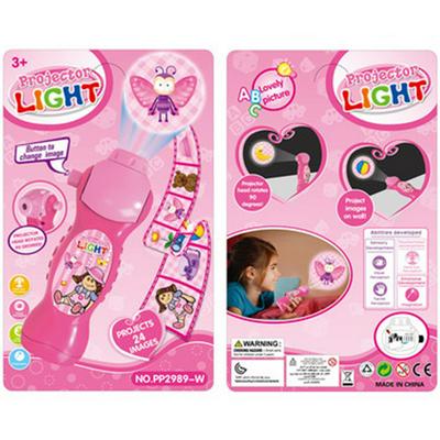 Children's Cartoon Projection Flashlight 24 Patterns Early Education Slides Projector Electronic Luminous Dinosaur Toy