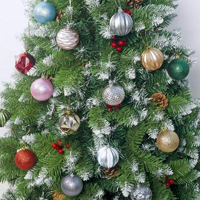 12Pcs * 6cm Christmas Party Tree Hanging Ball Bauble Xmas Party Dream Pendant Ornaments Decor 