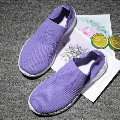 Women's Casual Walking Shoes Mesh Slip-on Sneakers