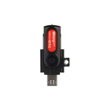 FT-YHL-18 V8 2 in 1 Micro USB and OTG 2 in 1 Adapter Convert Connector Card Reader Connector  