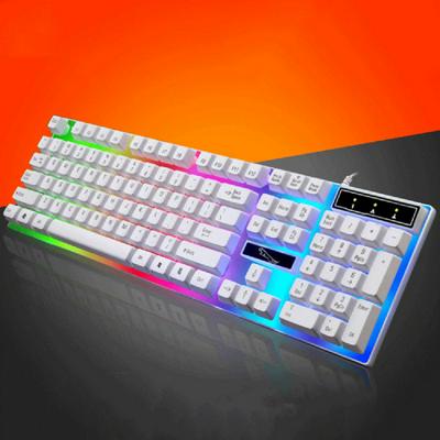 Chasing Leopard G21 Wired USB Gaming Mechanical Feel Colorful Backlit Laptop Keyboard