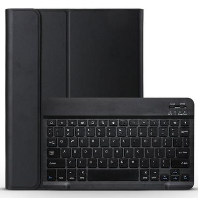 A11 Bluetooth 3.0 Ultra-thin ABS Detachable Bluetooth Keyboard Leather Case for iPad Pro 11 inch （2018）, with Holder