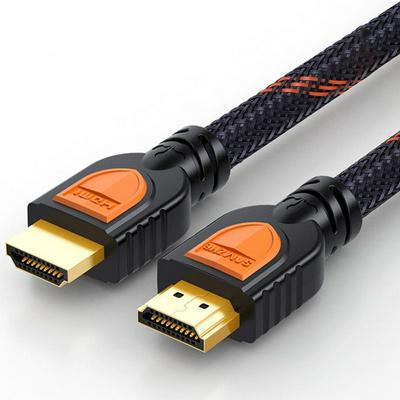 HDMI to HDMI Cable with Rings Braided 4 KHDMI Support 3D for HD TV LCD PS3 Projector
